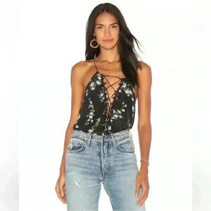 Karina Grimaldi Oriana Print Top Size XS